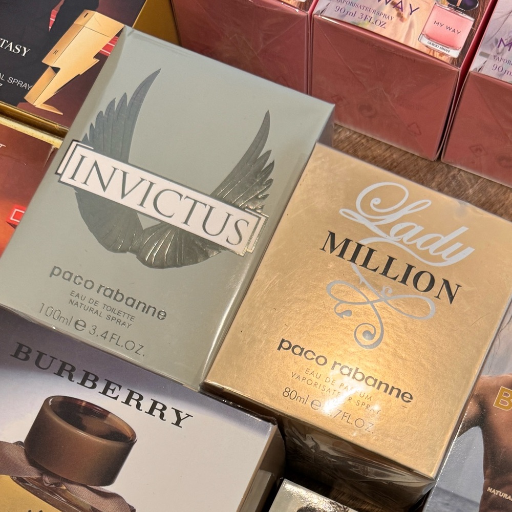 paco rabanne invictus and lady million